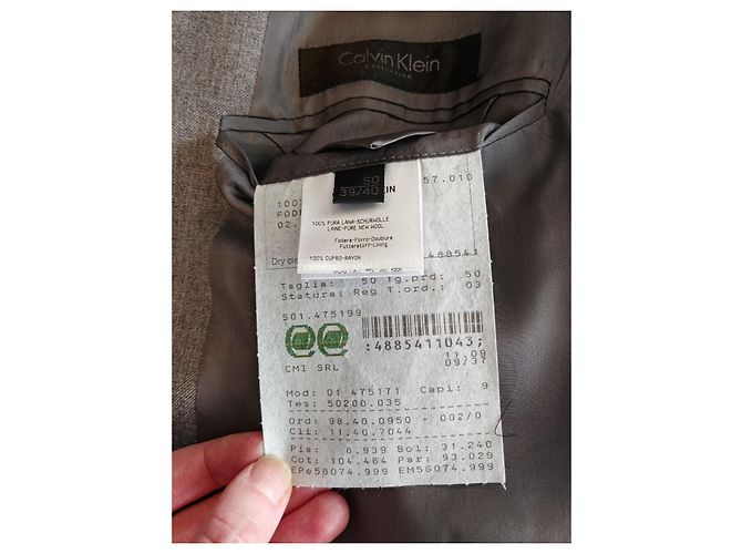 Autre Marque Grey Wool Blazer Jacket Men - view 9