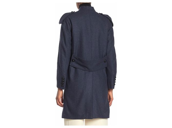 Abrigo de lana azul Burberry nueva talla 42 Azul oscuro - vista 2