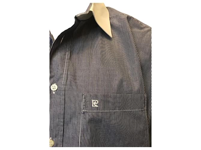 Camicia a righe Pierre Cardin Bianco Blu navy - vista 3