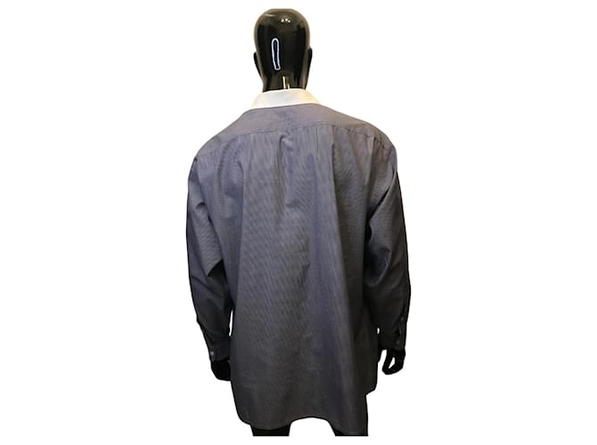 Camicia a righe Pierre Cardin Bianco Blu navy - vista 5