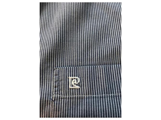 Camicia a righe Pierre Cardin Bianco Blu navy - vista 6
