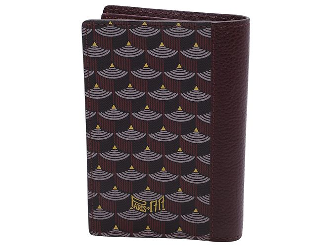 Fauré Le Page Faure Le Page 8CC Wallet Etendard en Cuir Bordeaux - vue 3