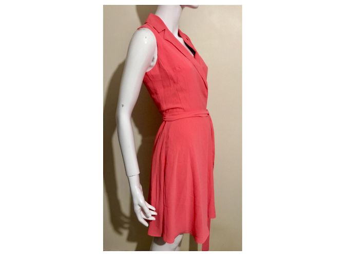 Armani Exchange Neues lachsrosa Kleid Koralle - Ansicht 3