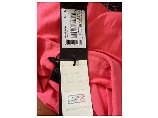 Armani Exchange Neues lachsrosa Kleid Koralle - Ansicht 4
