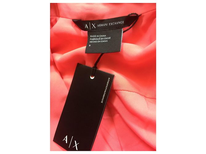 Armani Exchange Neues lachsrosa Kleid Koralle - Ansicht 5