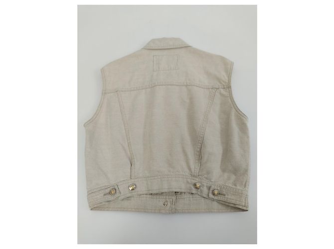 Trussardi Jeans Vintage Leinenweste - Ansicht 5