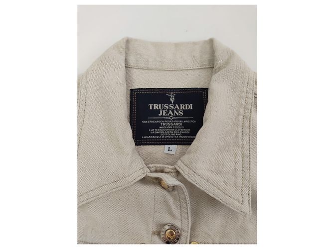 Trussardi Jeans Vintage Leinenweste - Ansicht 7
