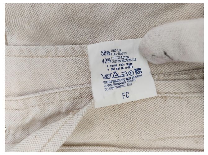 Trussardi Jeans Vintage Leinenweste - Ansicht 9