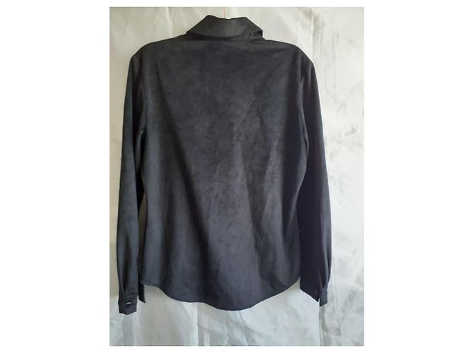 Camicia Pennyblack Nera Effetto Velluto Nero - vista 4