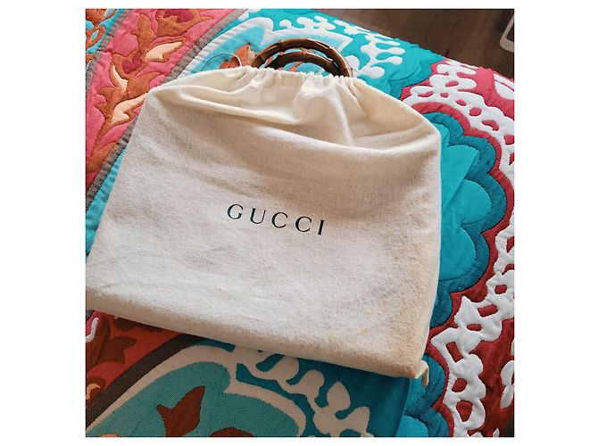 Gucci Bamboo Leder Handtasche Caramel Karamell - Ansicht 3
