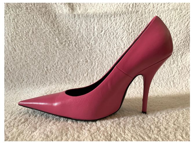 Balenciaga Knife Pumps rosa Leder - Ansicht 2