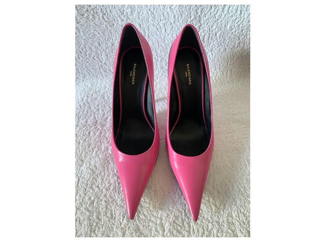 Balenciaga Knife Pumps rosa Leder - Ansicht 3
