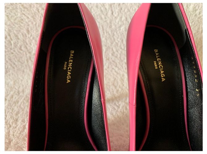 Balenciaga Knife Pumps rosa Leder - Ansicht 4