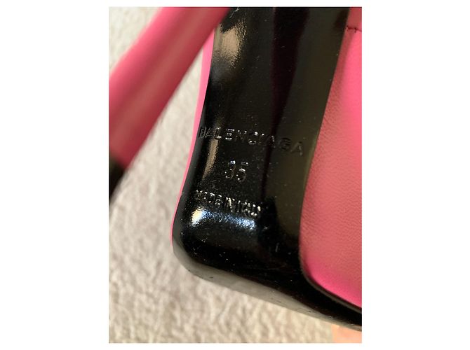 Balenciaga Knife Pumps rosa Leder - Ansicht 7