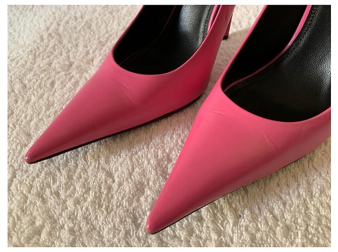 Balenciaga Knife Pumps rosa Leder - Ansicht 9