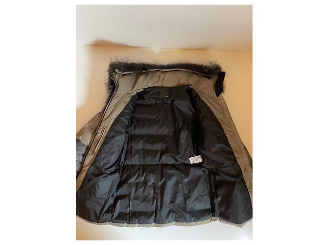 Fendi Plumífero de Pelo de Marmota Beige - vista 6