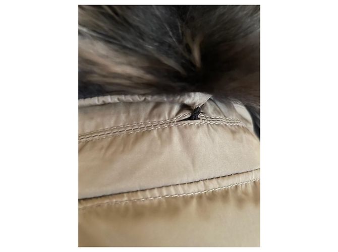 Fendi Plumífero de Pelo de Marmota Beige - vista 9