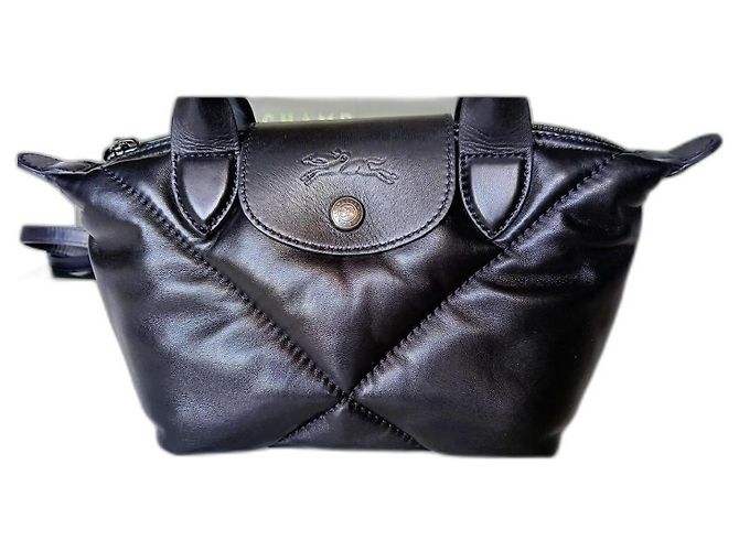 Pliage Longchamp Pieghevole in pelle - vista 3