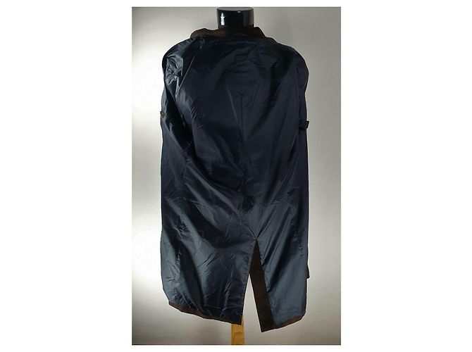 Cappotto Armani Collezioni Marrone Cotone Viscosa - vista 4