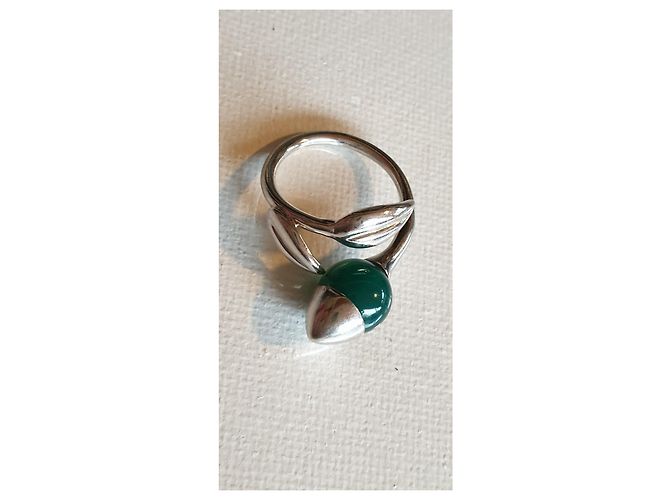 Anello Kenzo in argento con pietra verde - vista 9