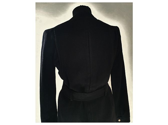 Véronique Branquinho Jacke aus schwarzer Wolle - Ansicht 5