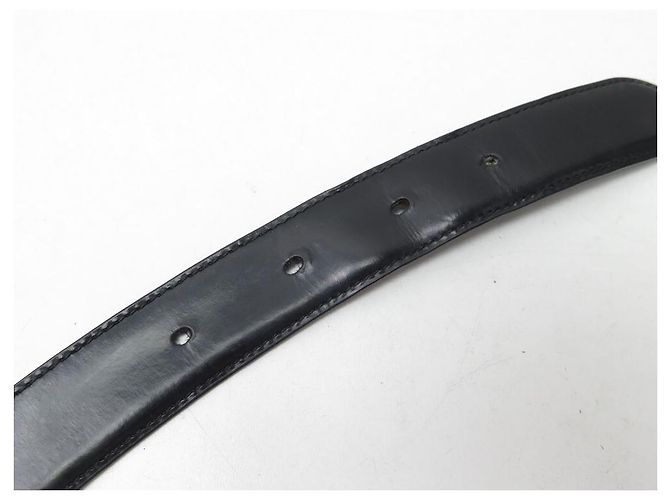 CARTIER T-GURT88 TRINITY-SCHNALLE 3 ORS LEDER REVERSIBEL IN SCHWARZEM LEDERGÜRTEL - Ansicht 3