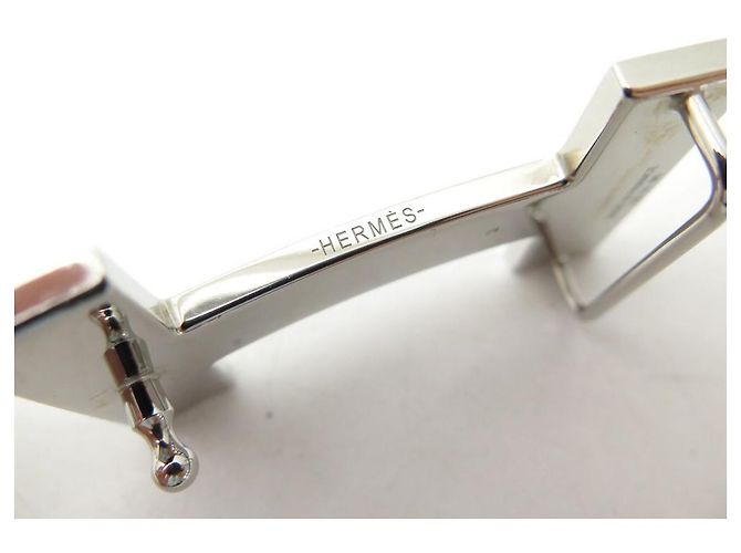 Hermès HERMES SCHNALLE H QUIZZ WENDEGÜRTEL 32MM T95 SCHWARZER UND ORANGER LEDERGÜRTEL - Ansicht 11