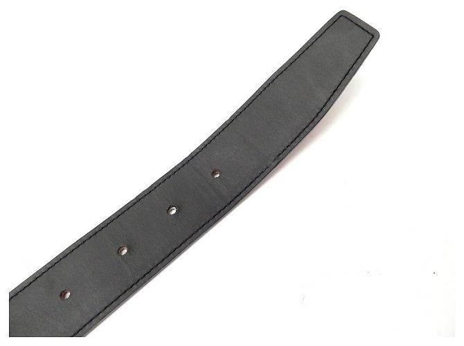 Hermès HERMES SCHNALLE H QUIZZ WENDEGÜRTEL 32MM T95 SCHWARZER UND ORANGER LEDERGÜRTEL - Ansicht 9
