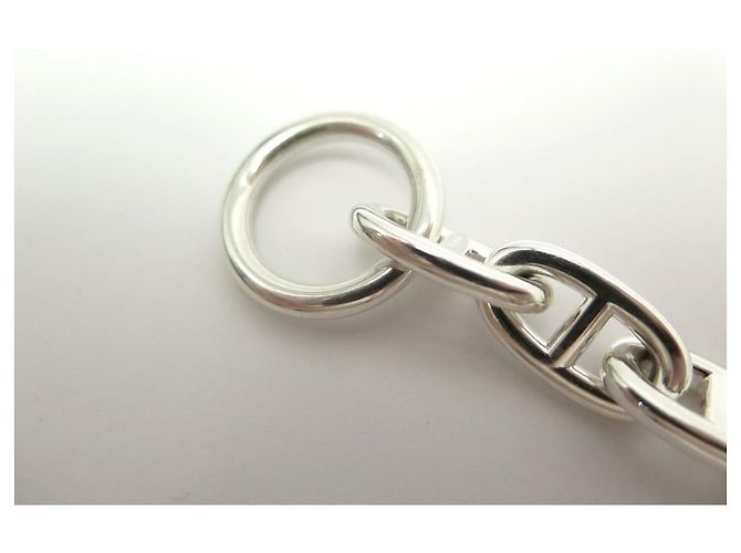 Hermès BRACCIALE CON CATENA HERMES GM 12 MAGLIE IN ARGENTO STERLING + SCATOLA IN ARGENTO - vista 4