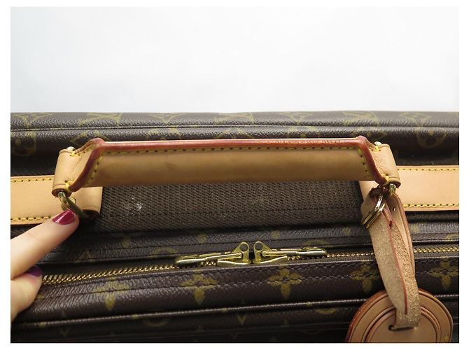 LOUIS VUITTON BORSA DA VIAGGIO VALIGIA SATELLITE 70 Monogram Canvas Suitcase Marrone - vista 12