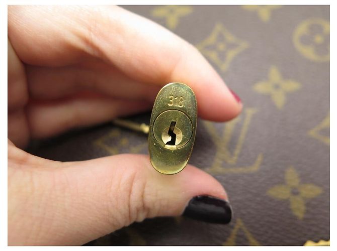 LOUIS VUITTON BORSA DA VIAGGIO VALIGIA SATELLITE 70 Monogram Canvas Suitcase Marrone - vista 19