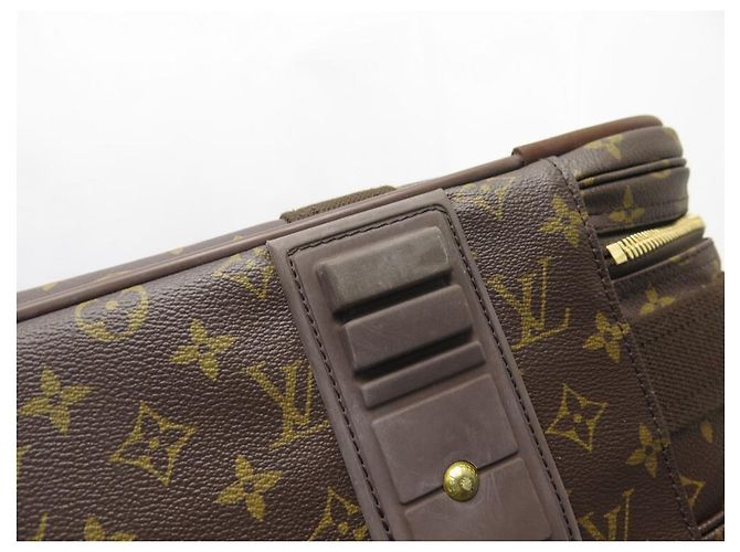 LOUIS VUITTON BORSA DA VIAGGIO VALIGIA SATELLITE 70 Monogram Canvas Suitcase Marrone - vista 5