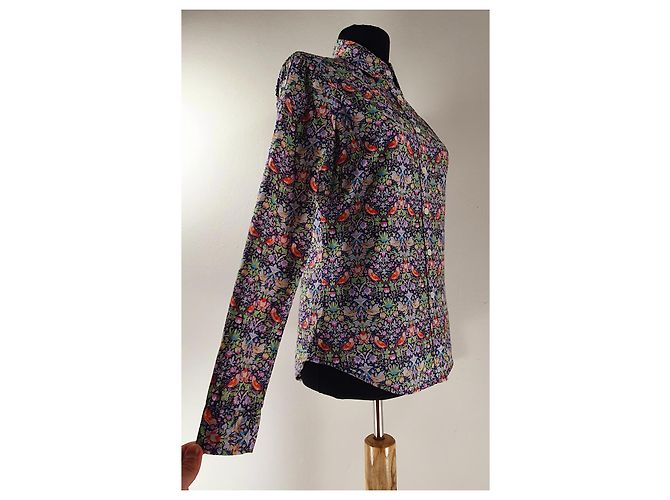 Camisa Mads Norgaard de algodón Multicolor - vista 3