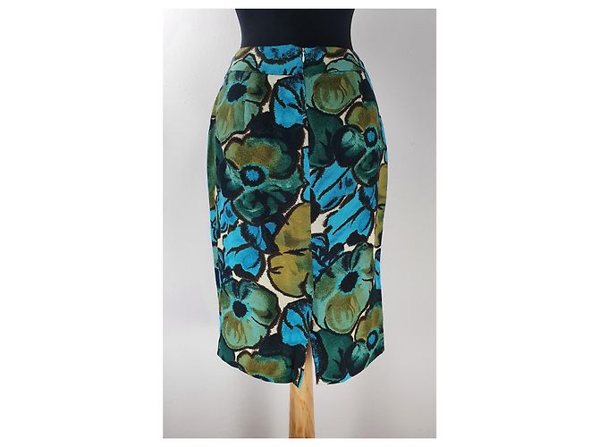 Falda de lino Clements Ribeiro Multicolor - vista 3