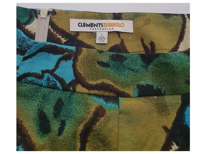 Falda de lino Clements Ribeiro Multicolor - vista 4