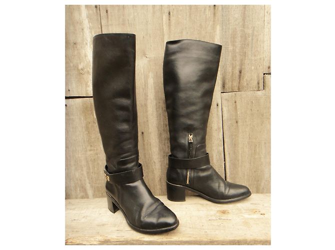 Heschung Lederstiefel schwarz Größe 39 - Ansicht 2