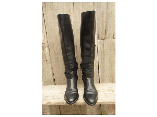 Heschung Lederstiefel schwarz Größe 39 - Ansicht 3