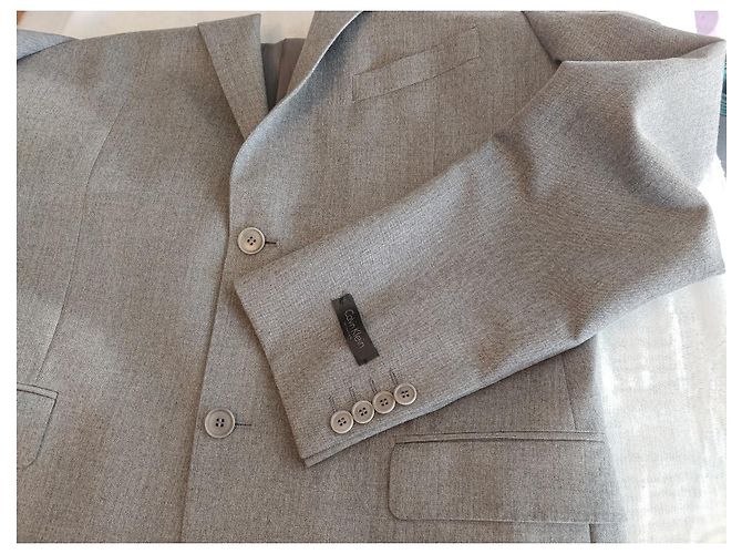 Autre Marque Grey Wool Blazer Jacket for Men - view 5