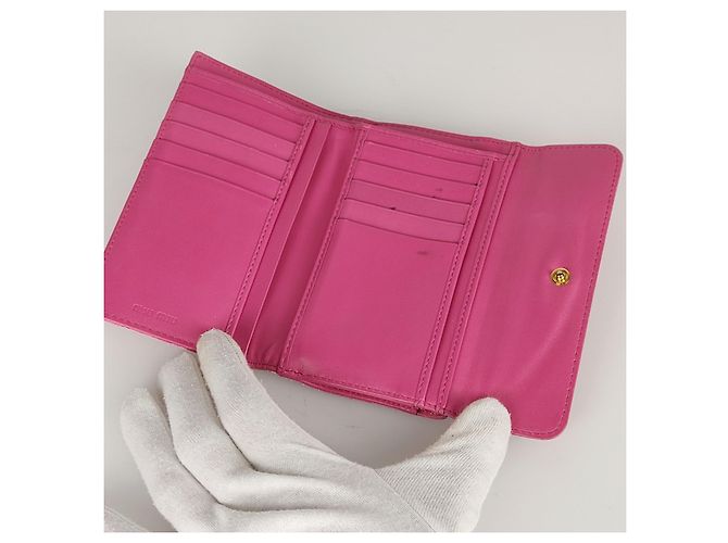 Miu Miu Carteira Madras com estampa de coco - vista 10