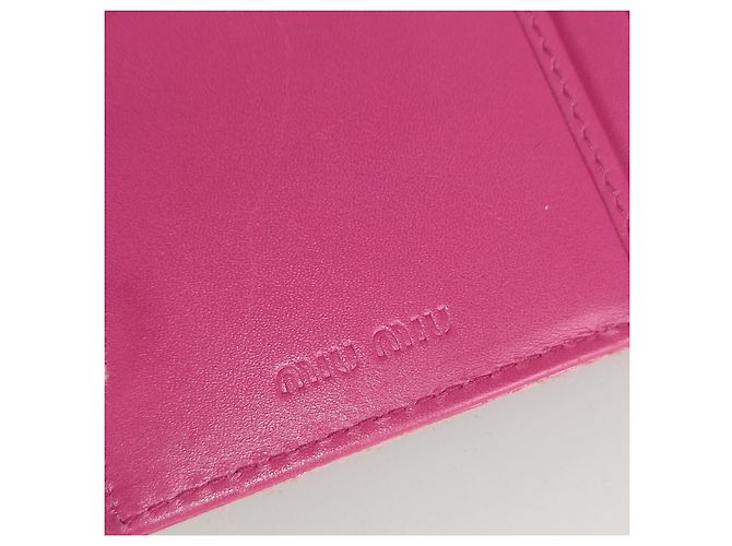 Miu Miu Carteira Madras com estampa de coco - vista 12