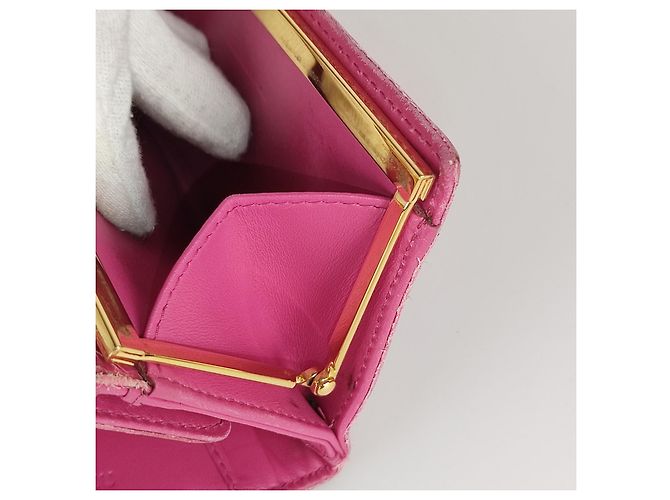Miu Miu Carteira Madras com estampa de coco - vista 14