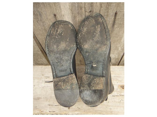 Stivaletti Sartore in pelle brogue neri 39 FR Nero - vista 5