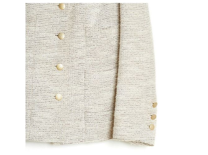 Chanel 02P BEIGE TWEEDJACKE FR42 - Ansicht 3