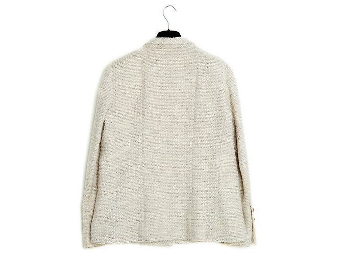 Chanel 02P BEIGE TWEEDJACKE FR42 - Ansicht 4