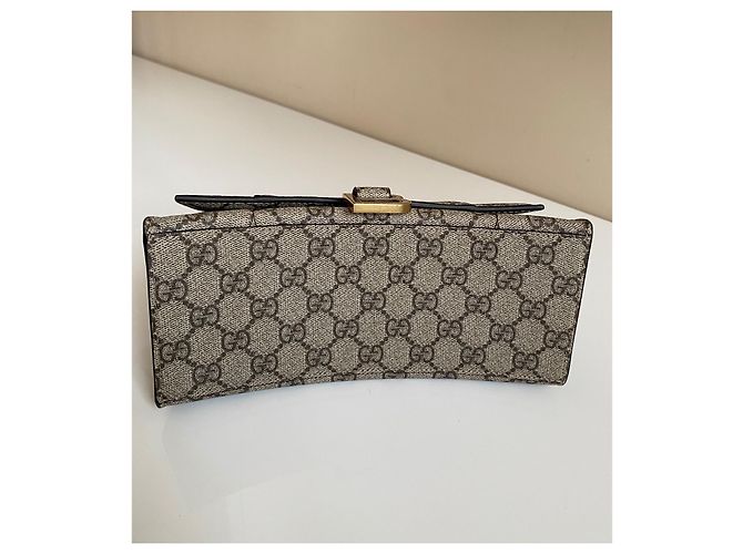 Gucci x Balenciaga Borsa per progetti hacker a clessidra Beige - vista 6