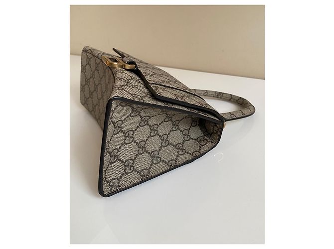 Gucci x Balenciaga Borsa per progetti hacker a clessidra Beige - vista 7