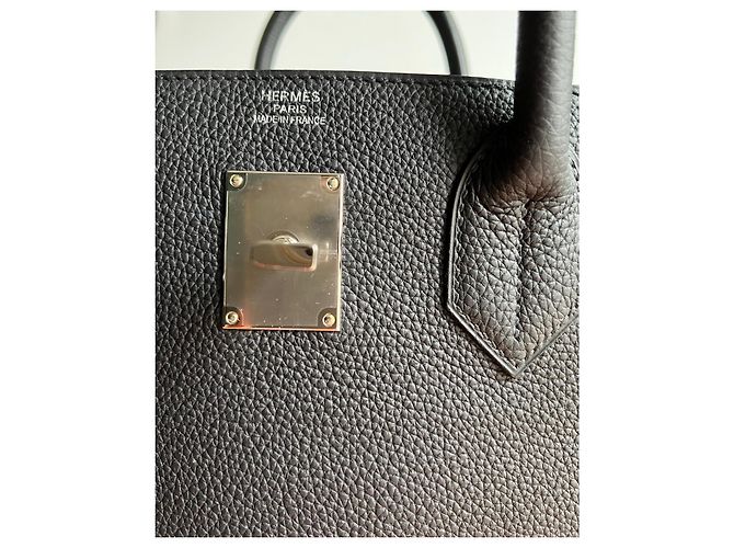 Sac à dépêches Hermès Hermes Haut a Courroies 40 Nero - vista 14