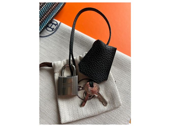 Sac à dépêches Hermès Hermes Haut a Courroies 40 Nero - vista 4