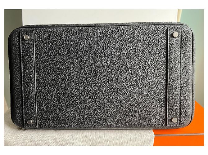 Sac à dépêches Hermès Hermes Haut a Courroies 40 Nero - vista 6