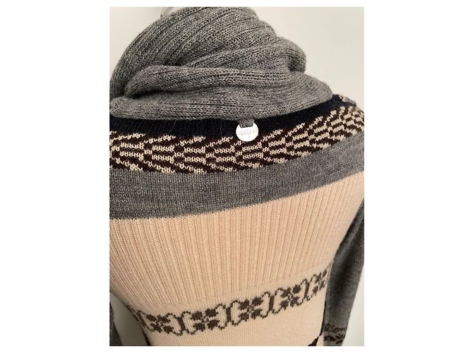 High Strickjacke aus Wolle und Alpaka Multicolour Mehrfarben - Ansicht 4